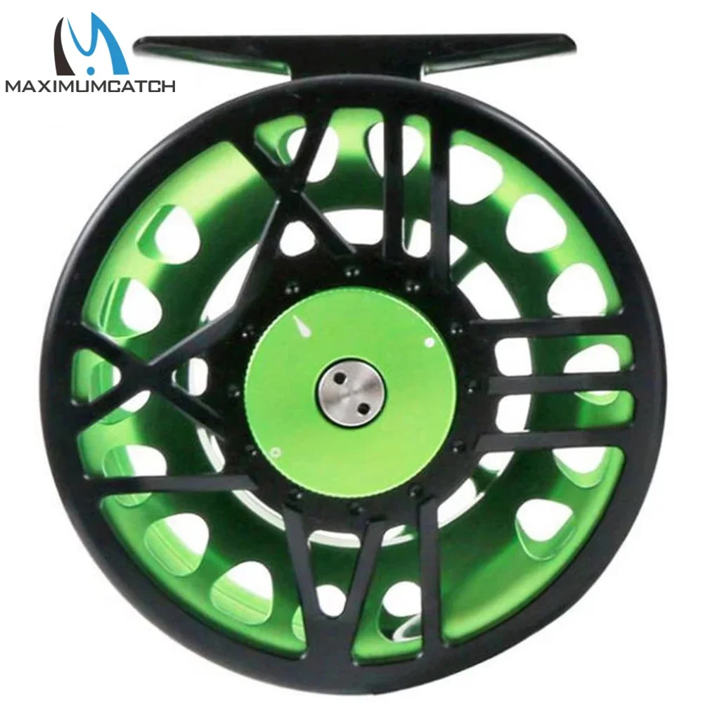 Фото Катушка для нахлыстовой рыбалки Maxcatch TimeFly 5WT 6WT 7WT 8WT, водонепроницаемая, из алюминия с ЧПУ-обработкой, с большим барабаном, дисковым фрикционом, плавным ходом и высокой прочностью №2