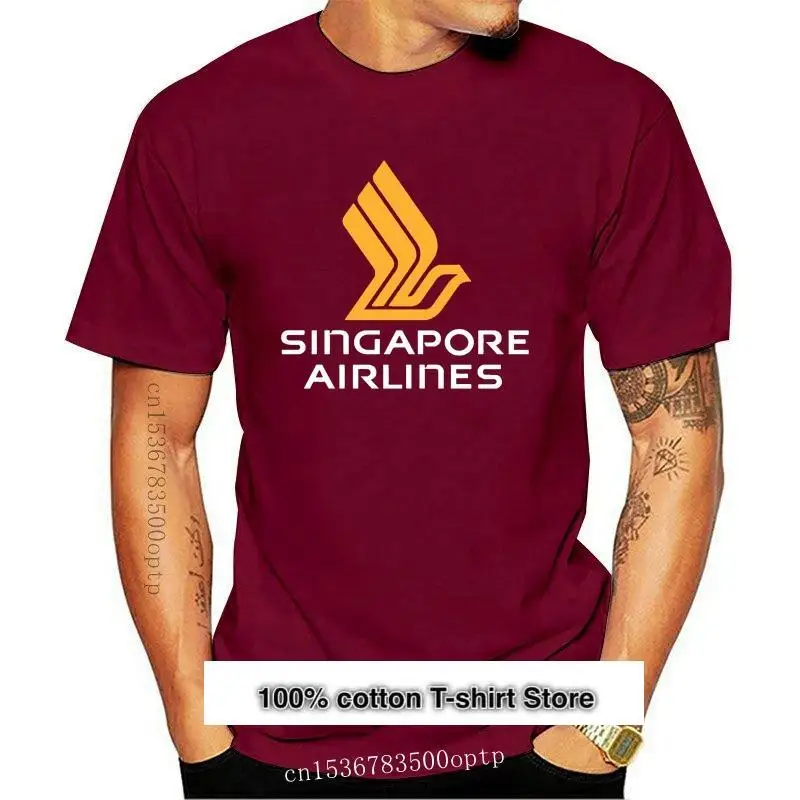 

Camiseta divertida para hombre y mujer, camisa de las aerolíneas de Singapur, novedad