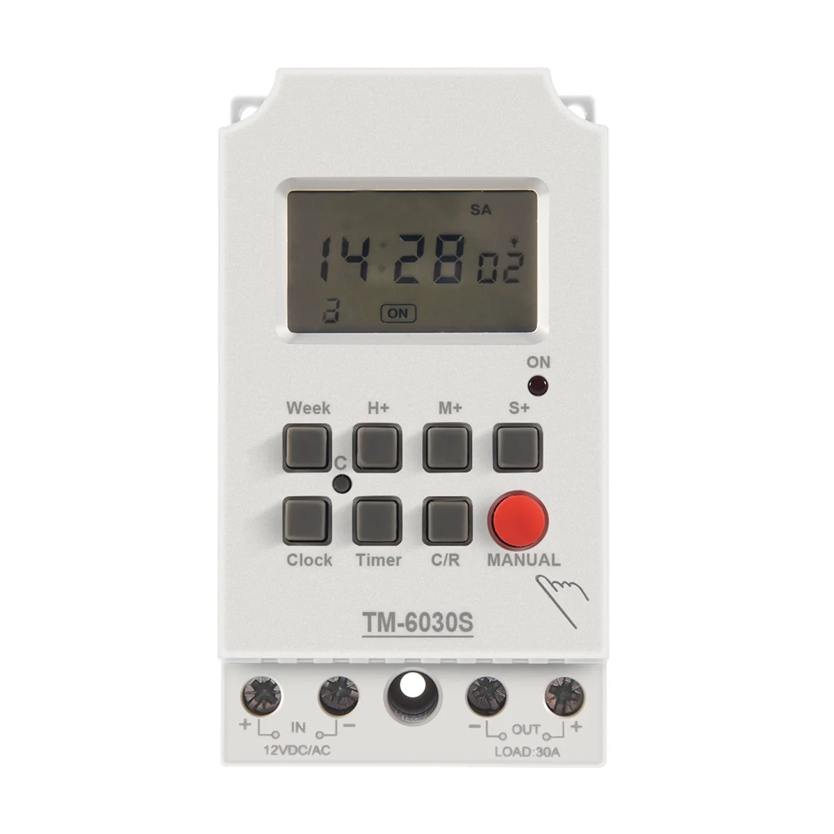 Sinotimer Tm630S-4 12 В таймер управления за секунды переключатель большой экран цифровой
