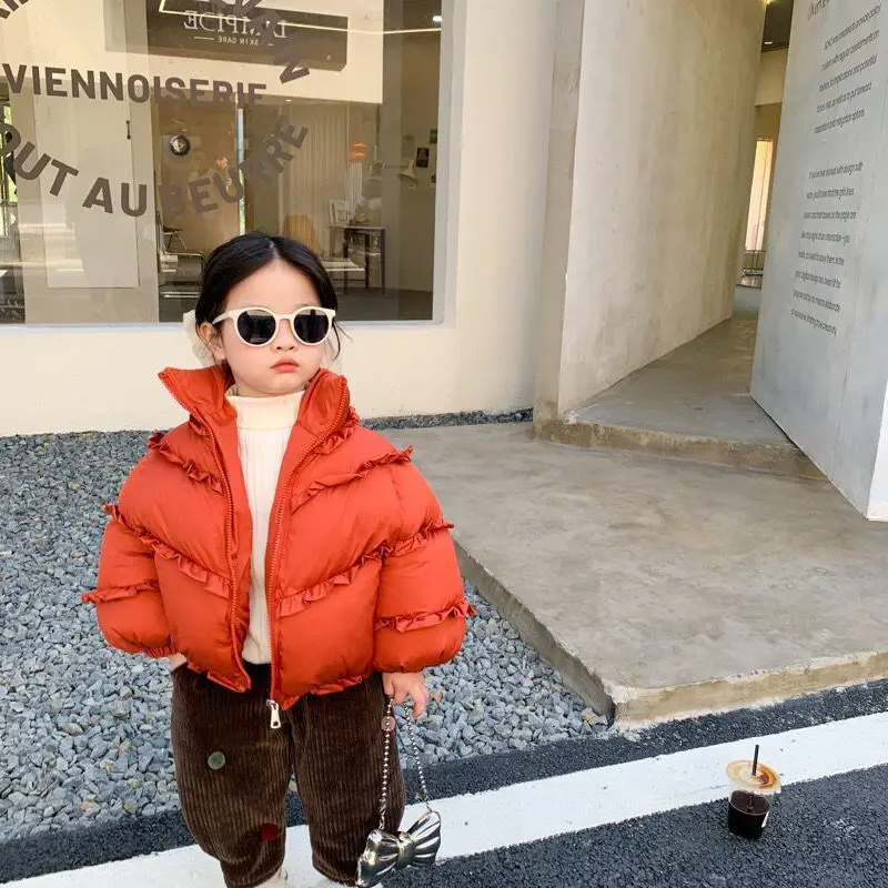 

Girls Coat Jacket Cotton Windbreak Snowsuit 2023 Charming Winter Autumn Plus Size Outwear Children's Clothing
