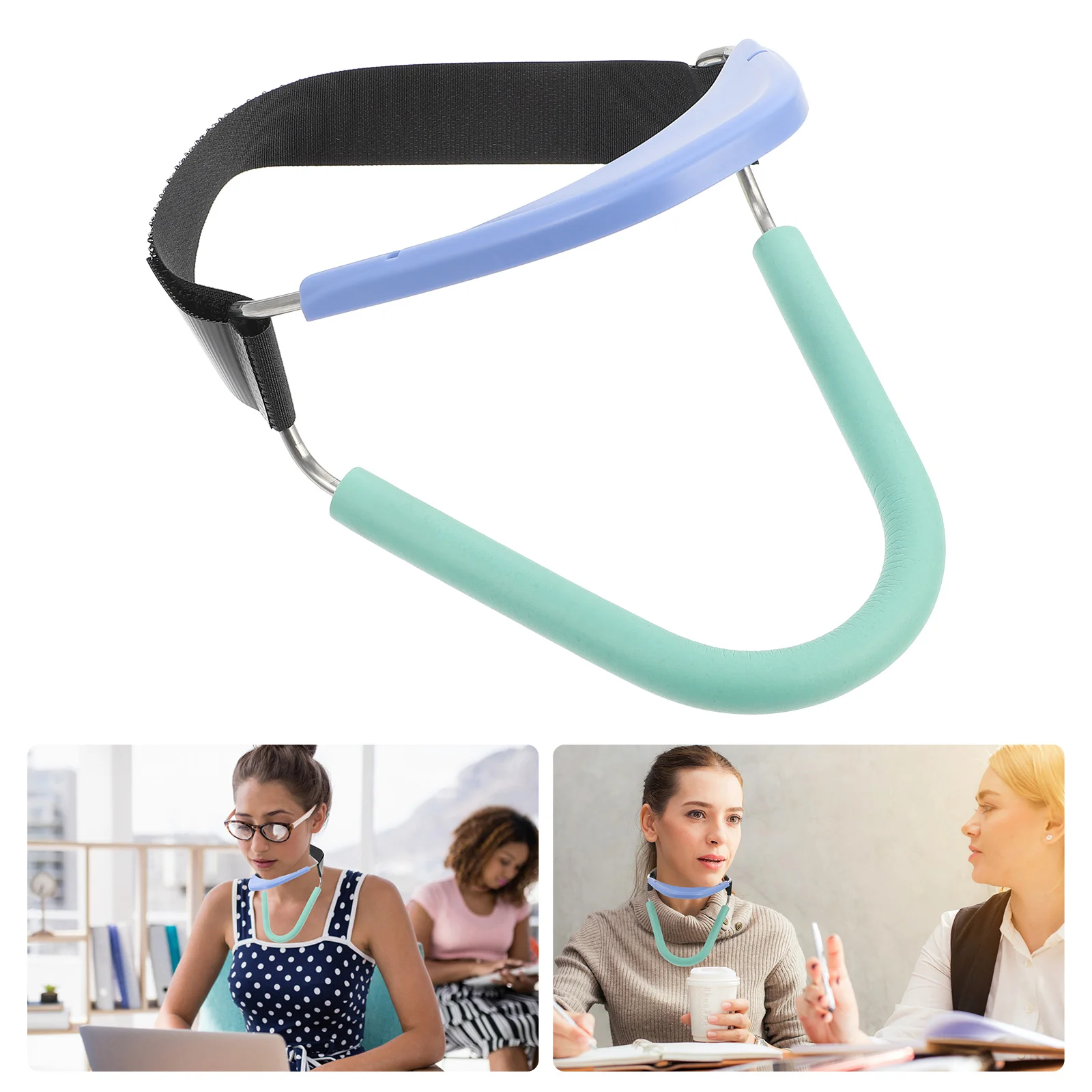 

Neck Brace Cervical Stretcher Support Collar Traction Adjustable Ergonomic Pain Braces Posture Device Spine Alignment Right