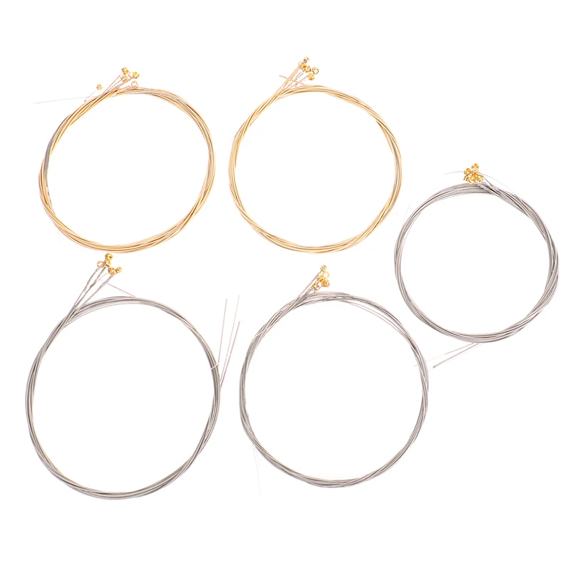 1SET Electric Guitar Strings Acoustic Guitar Strings Acoustic Guitar Strings Guitar Parts Accessories