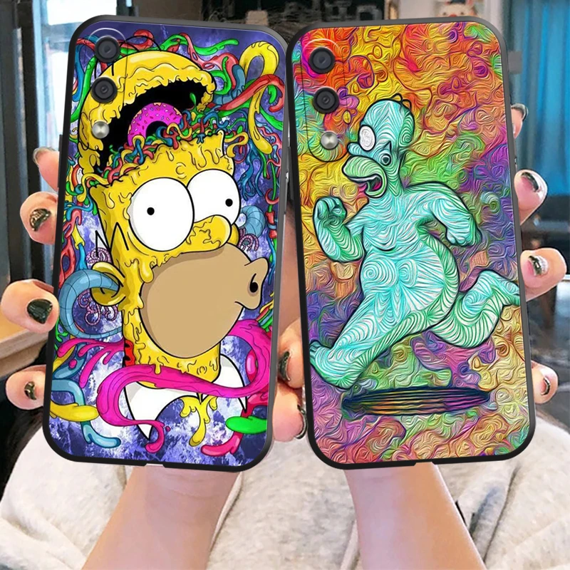

Забавный чехол Simpsons для телефона Samsung Galaxy S20 S20 FE S21 S21 FE S21 Plus S22 S22 Plus S20 S21 S22, ультрасиликоновый чехол