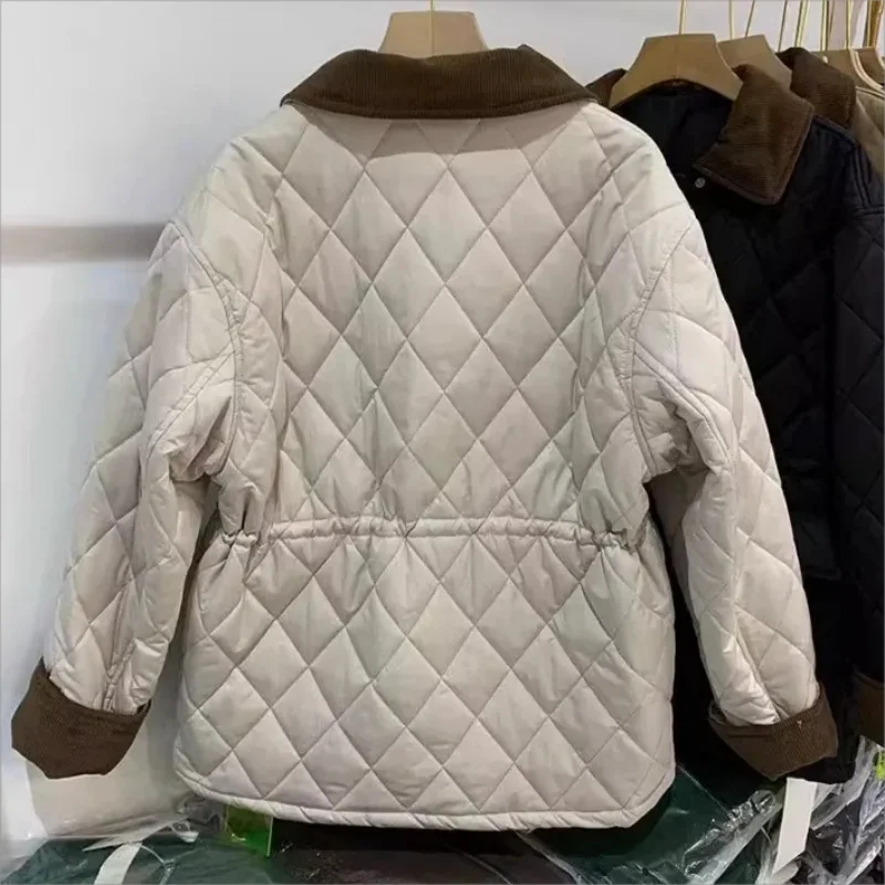 Женская зимняя куртка с отложным воротником цвет в ассортименте