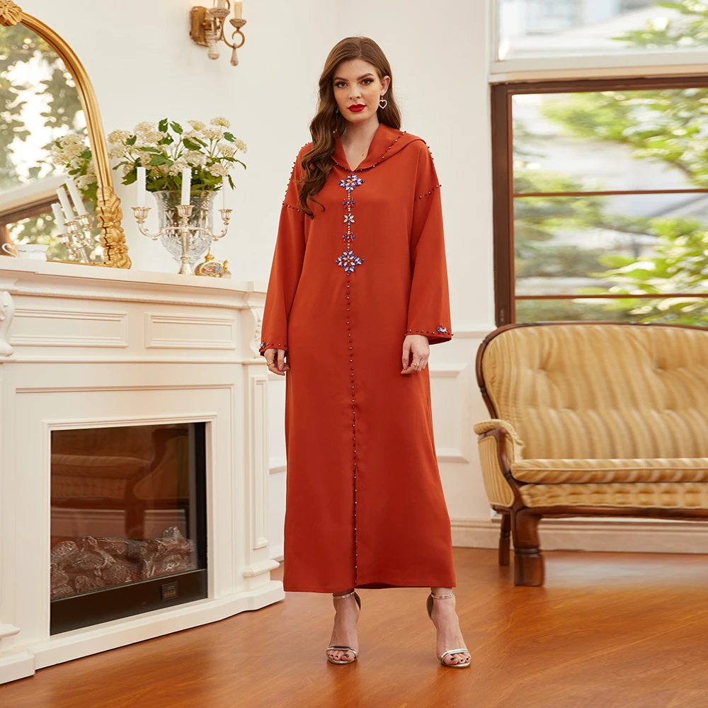 

Рамадан ИД Мубарак абайя Дубай мусульманское арабское платье женская одежда для ислама длинное платье Djelaba женский кафтан