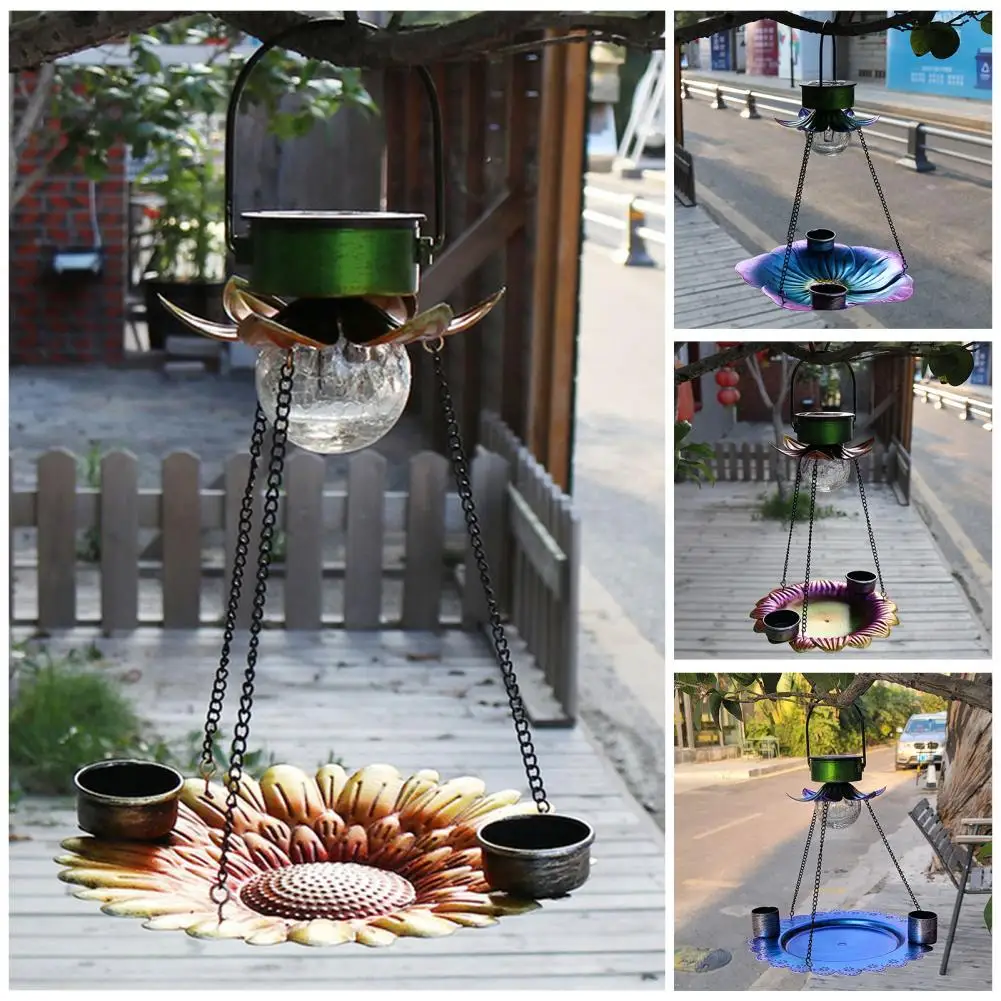 

Противотрескающийся разноцветный светодиодный красивый подвесной светильник в форме цветка для улицы