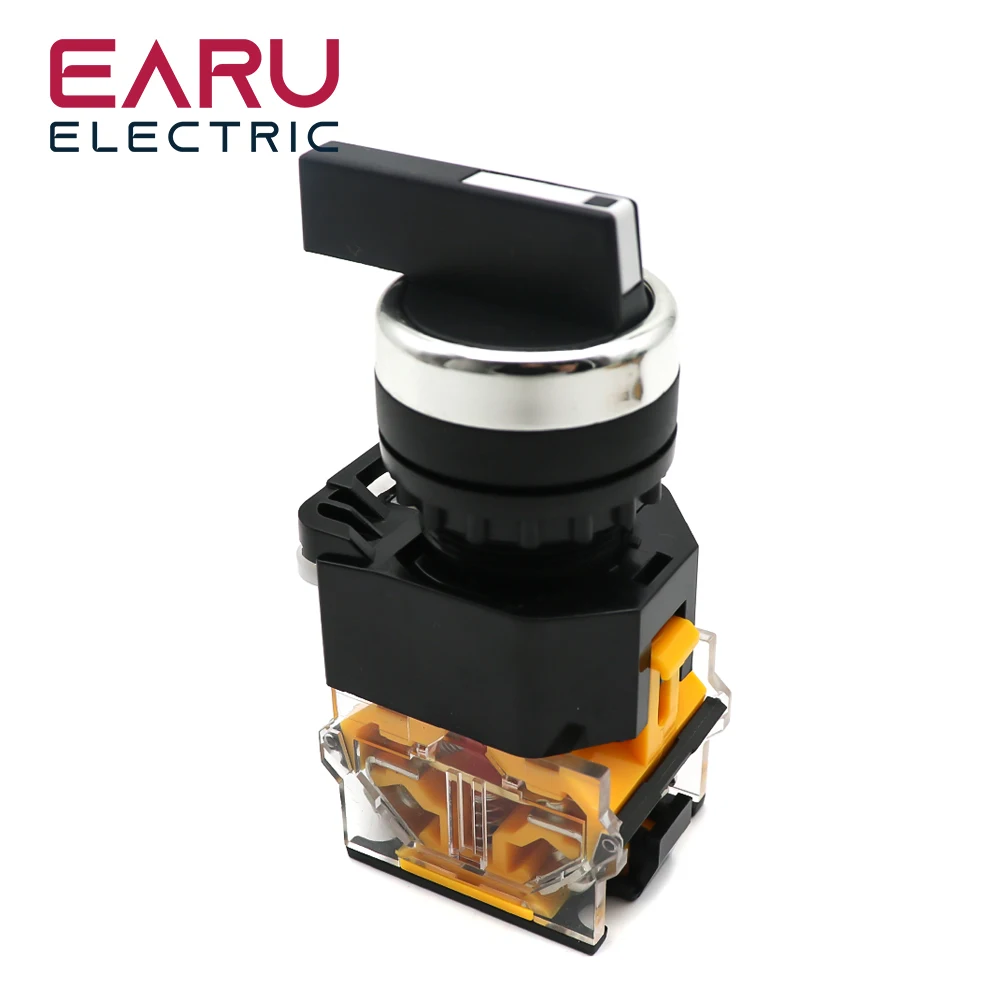 

Переключатель EARUELECTRIC 22 мм 2NO 1NO1NC зеленый/красный/черный