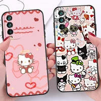 hello kitty 2022 cute phone cases for xiaomi redmi 10 note 10 10 pro 10s redmi note 10 5g coque soft tpu