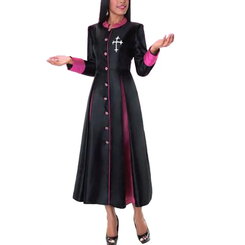 Праздничное платье с изображением Иисуса христианского креста костюм для