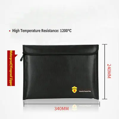 

Огнеупорная сумка для документов A4 A5 из стекловолокна