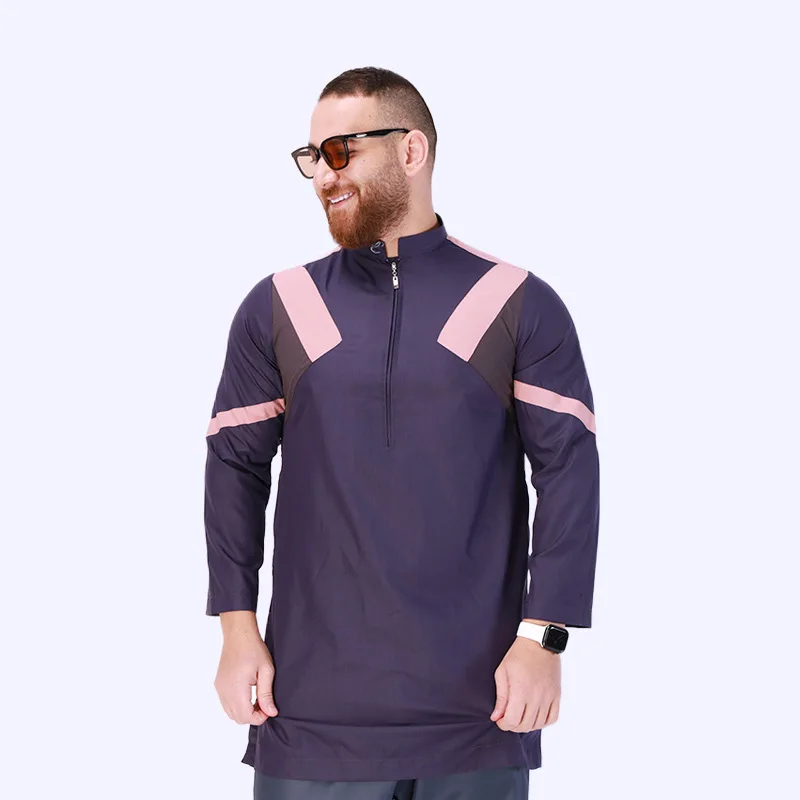 Muslim Shirt Men Clothing Abaya Musulmane Homme Kaftan Leisure Jubba Thobe Looser Dress Dubai Saudi Arabia Pakistan Islamic Robe