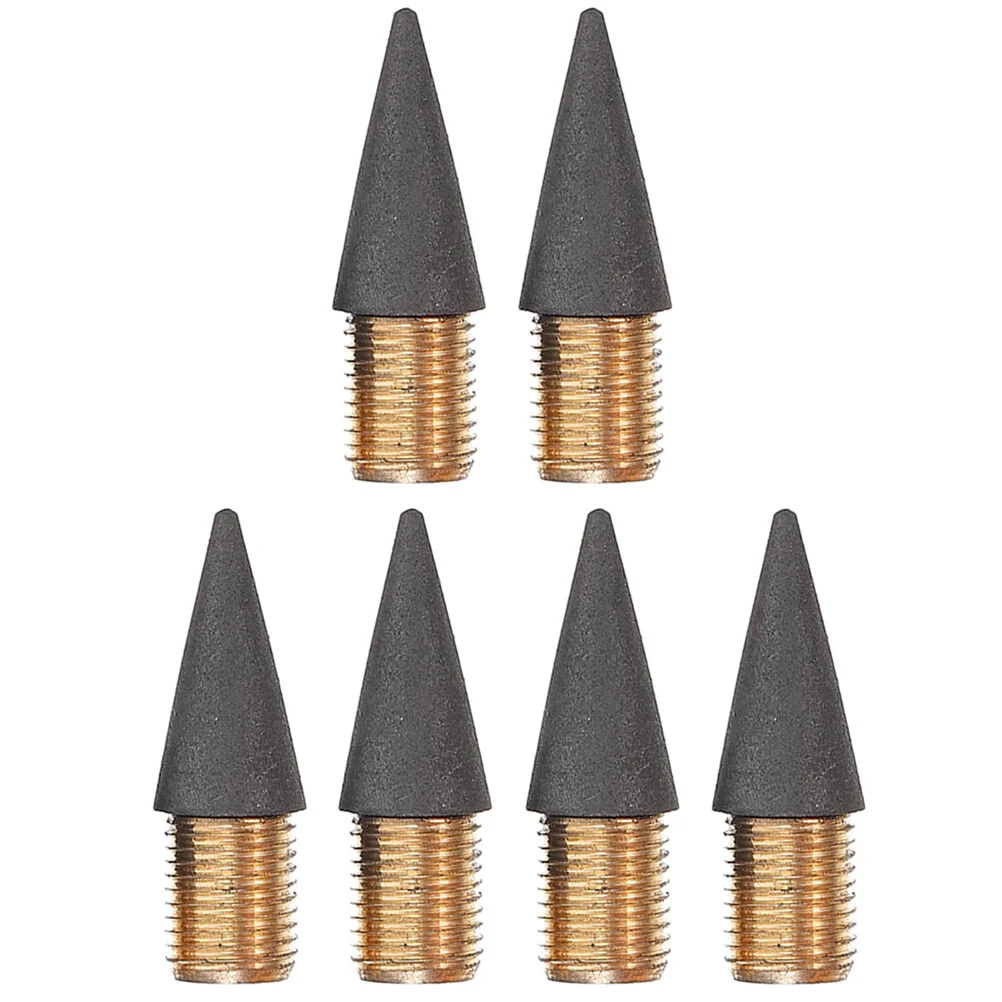 

6 Pcs Inkless Refill Forever Replacement Refills Everlasting Tip Graphite Eternal Student