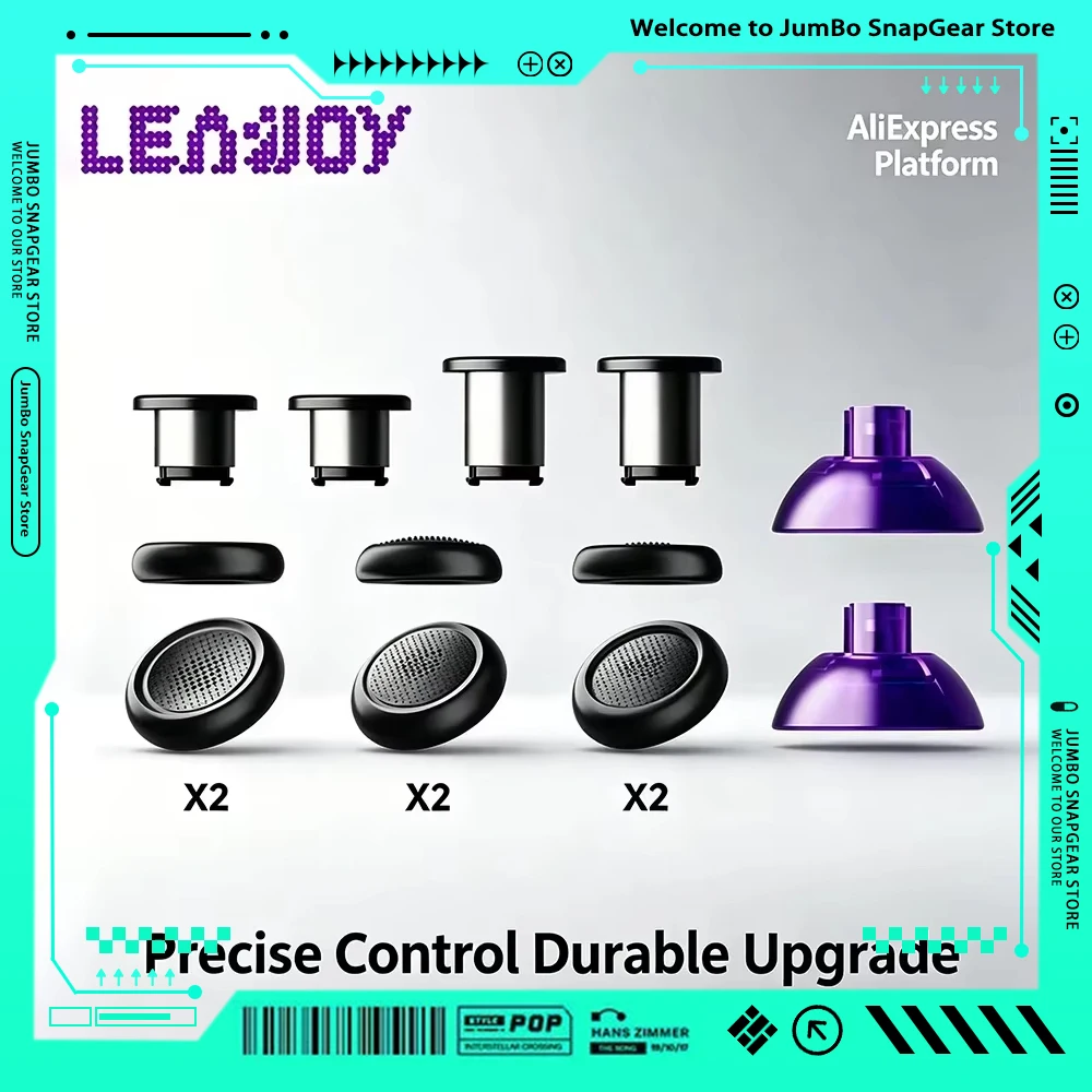 Фото Официальный динамический джойстик Leadjoy Xeno Plus No1 No2: набор аксессуаров для игрового контроллера для улучшения игрового процесса №1