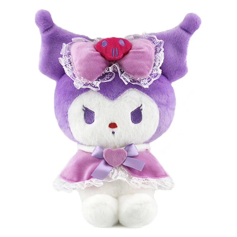 

Плюшевые игрушки Sanrio 20 см, миниатюрные украшения, Кукла Kawaii My Melody Kuromi, плюшевые подушки для девочек, детские игрушки для девочек, рождественский подарок