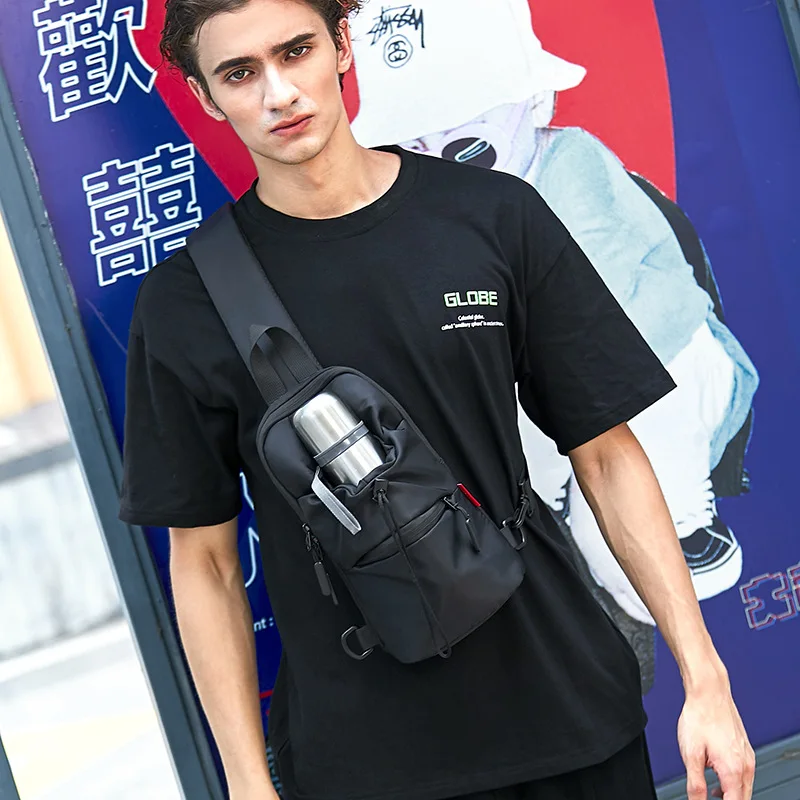 

Brand Men's Chest Bags Fashion Side Bag for Men 2022 Male Shoulder Crossbody Bag Designer Sling Sports Body Bag Mobile Travel