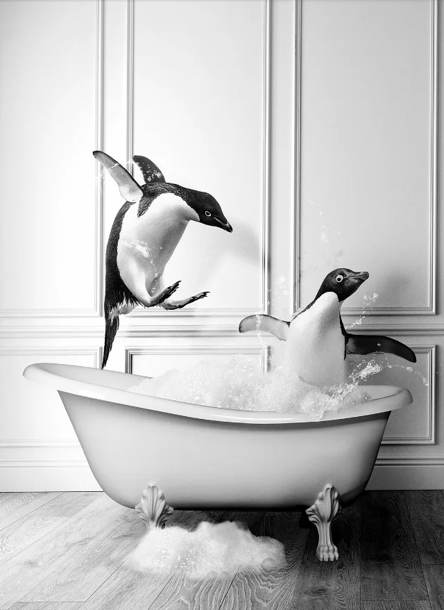 

Настенная картина с животными на холсте