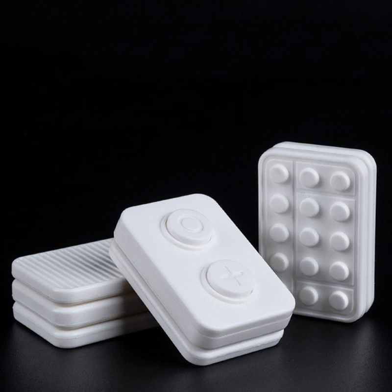 

1pc Magnetic Fidget Sliders EDC Fidget Push Clickers ABS Haptic Antistress Adults Focus Desk Toy ADHD Sensory Toy Stress Relieve