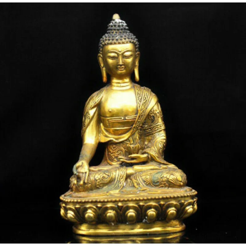 

12 Inches/30cm Genuine Bronze Sakyamuni Buddha Statue Budda Gautama Sidado