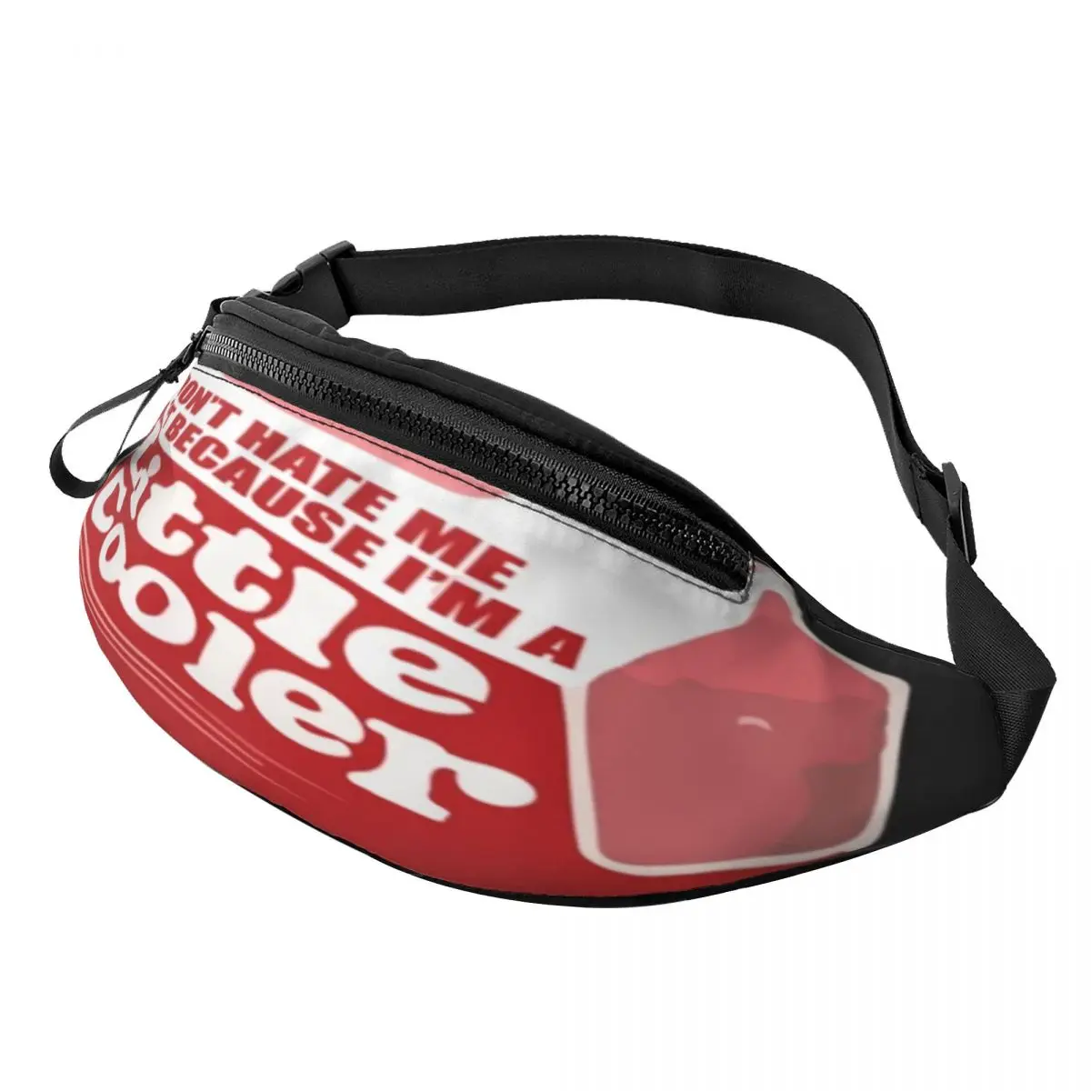 

Don't Hate Me Just Because I'm A Little Cooler Fanny Pack,Waist Bag Personalized Polyester fabric School Crossbody Bag
