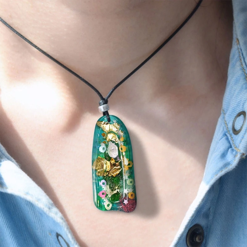 

Earring Pendant Epoxy Resin Mould Casting for DIY Jewerly Keychain Necklace