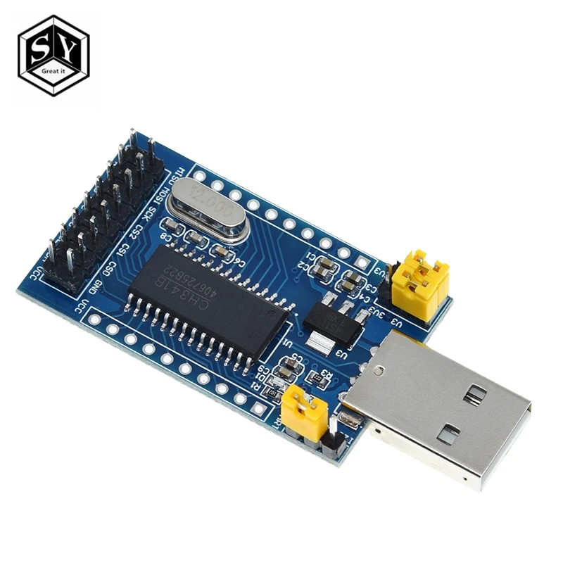 Программатор CH341A с USB на UART IIC SPI I2C конвертер параллельным портом встроенный