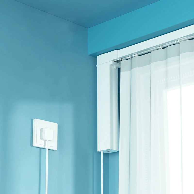 Алюминиевая дорожка беспроводные электрические драпированные шторы Trietex Rail с