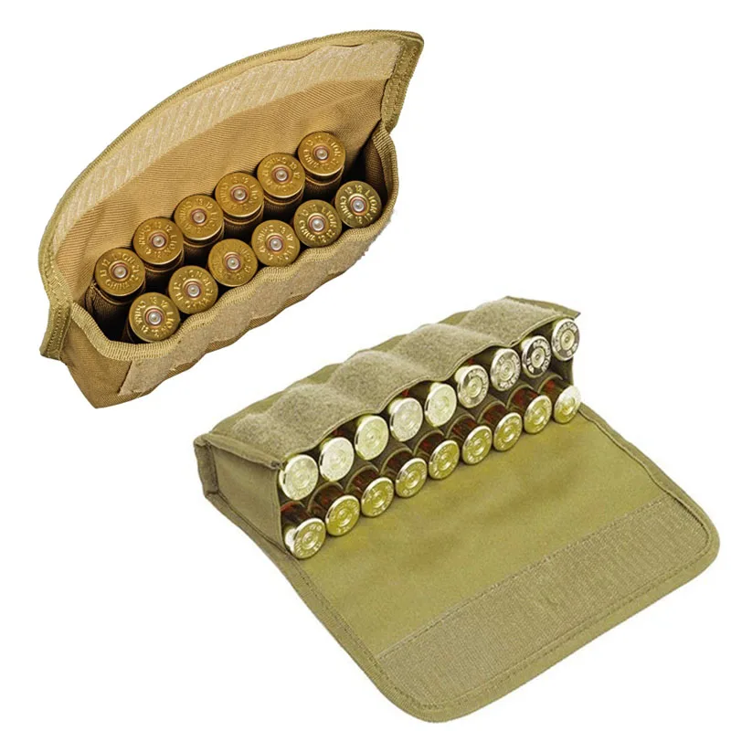 

12/18 Rounds 12 Gauge/20G Ammo Bag Molle Shotgun Cartridges Bullet Pouch Magazine Shotshell Reload Shell Holder Pouch Waist Bag