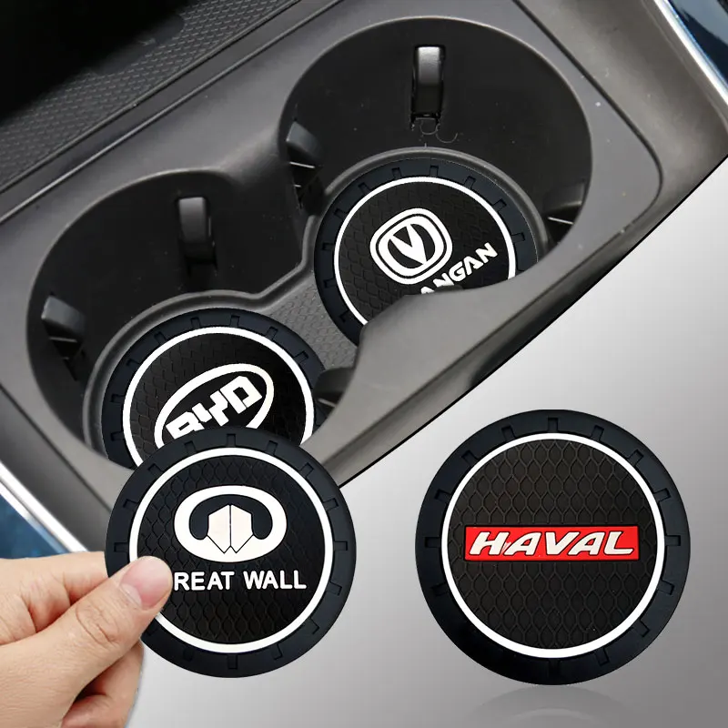 

1pcs Car Water Coaster Rubber Anti-Slip Mat for Buick Enclave Regal Lacrosse Encore Excelle Envision Hideo GL8 Car Accessories