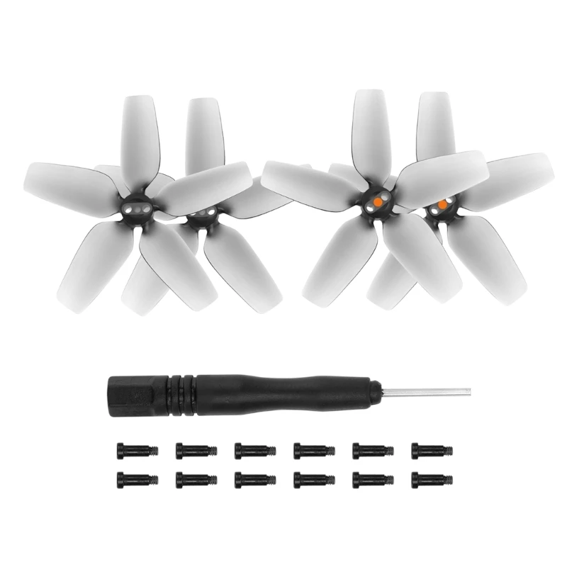 

2 Pairs Colorful Quadcopter Drone Propeller for Avata Drone Advanced Propellers Durable Drone Wing Replacements