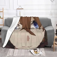 childe genshin impact blanket flannel spring autumn anime breathable super warm throw blankets for bedding travel bedding throws