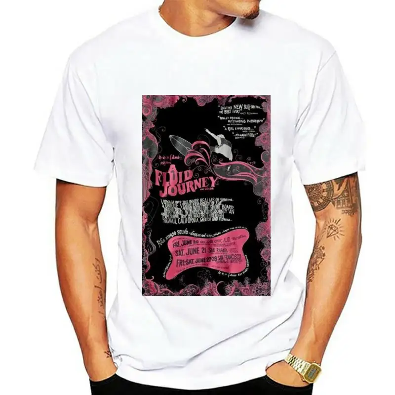 

Vintage Surf T shirt A Fluid Journey Film 1969
