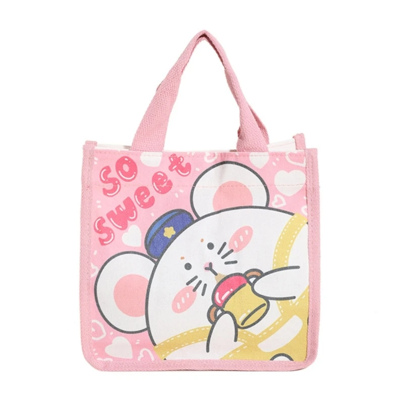 

Cartoon Design Canvas Tote Bag Handag for Daily Shopping and Outings 517D