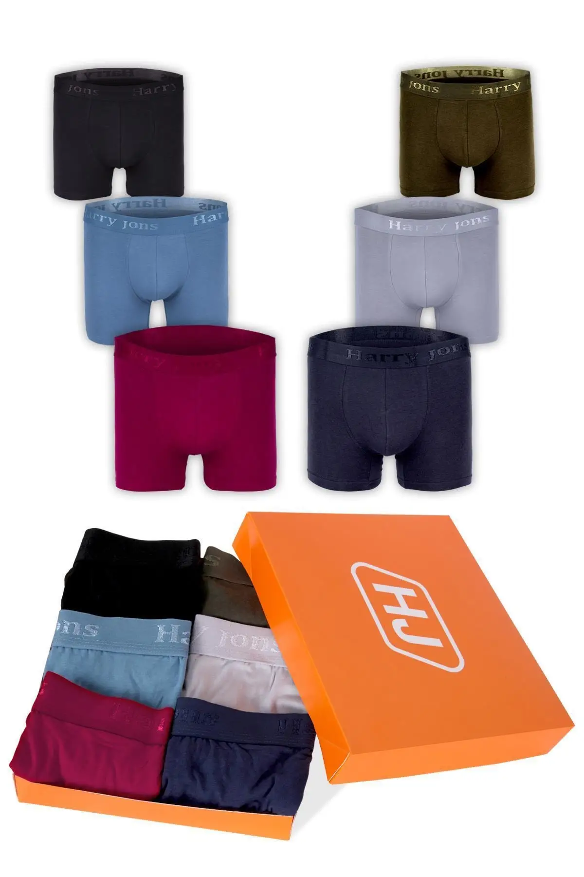 

Men's Boxer Lycra Premium Box H-6s 02 _ 6 pieces