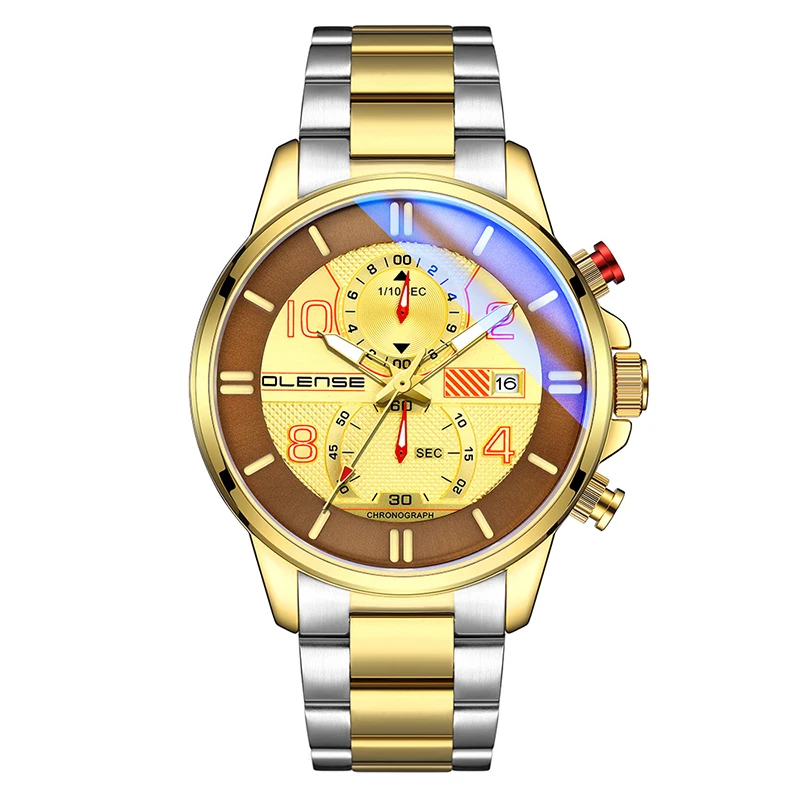 Top Quailty Luxury Men Watch Business Quartz Watches Stainless Steel 30ATM Waterproof Luminous Military Sport Wrist Watches