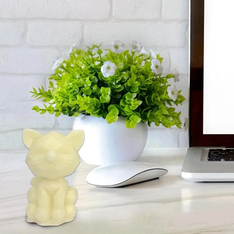 

Cat Candles Molds 3D Cat Silicone Candle Mold For Resin Epoxy Resin Casting Mould For DIY Festival Craft Making Candy Fondant