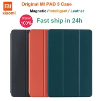 original xiaomi mi pad 5 case mipad 5 pro smart wake up tablet flip leather case magnetic adsorption