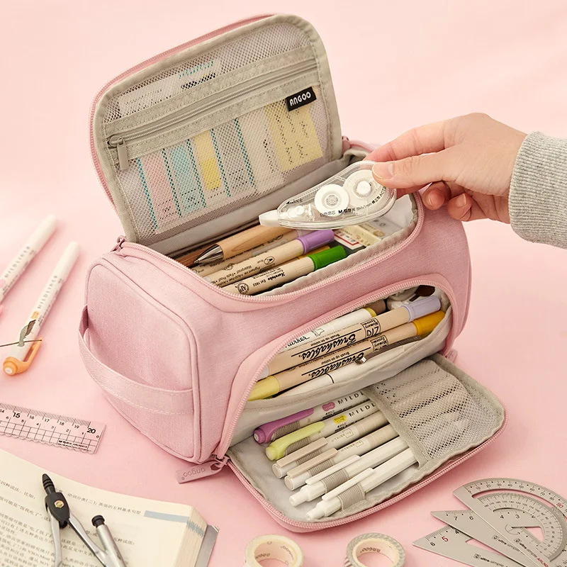 

Multifunctional Pencil Case School Students Stationery Pen Storage Bag Pen Box Pencil Cases Bags Office Supplies 050105