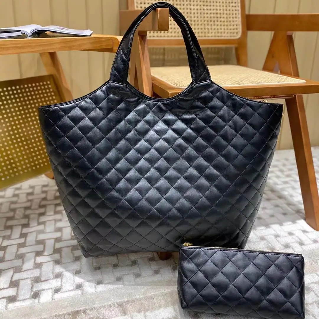 Fashion Designer Women Luxury Brand Tote Bags High Quality Capacity Ladies Casual Shopping Handbags Give Away Small Coin Purse
