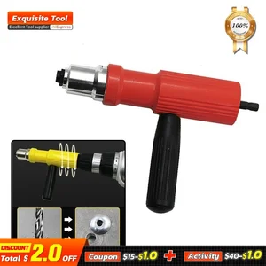Электрический инструмент для переделки заклепок FINDER, инструмент для переделки гаек, заклепочный адаптер, набор аккумуляторных заклепок, аксессуары для ногтей