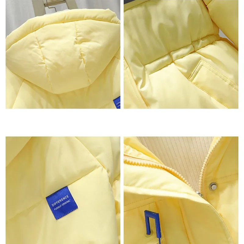 2022 New Parkas Women Winter Jacket Hooded Thick Warm Cotton Padded Parka Casual Basic Coat Female Snow Coat Outerwear