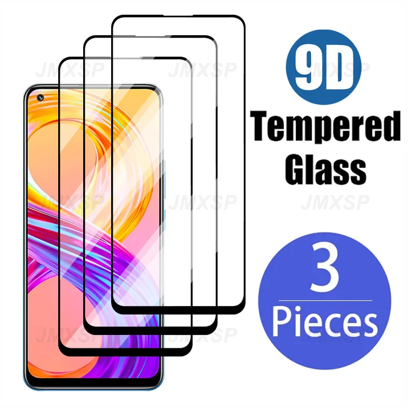 

3 шт. Защитное стекло для Realme 9 8 7 Pro 9i 8i 7i 8S закаленное стекло для Realme 6 5 Pro 6i 6S 5i стеклянная защита для экрана