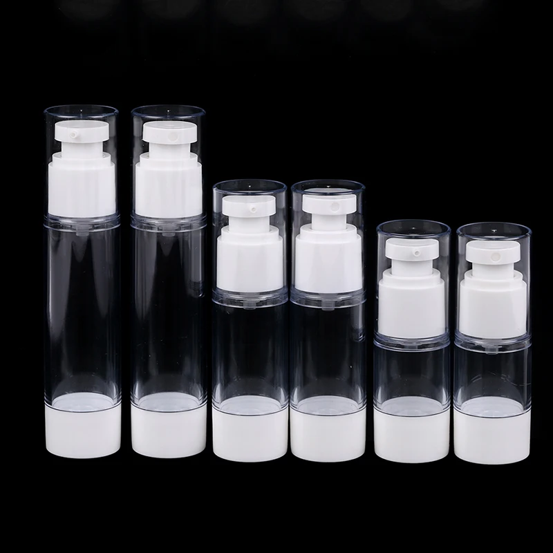 

15/30/50/100ml Refillable Bottles Vacuum Spray Bottle Transparent Travel Portable Sample Cosmetics Lotion Bottles Dustproof