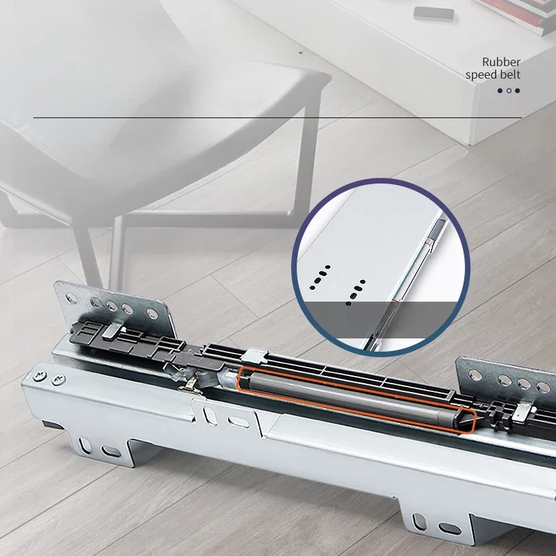 Направляющие для гардероба сверхмощные боковые самовыдвижные направляющие