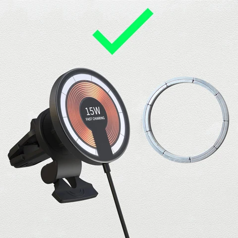 1/2 шт. сильный магнит для Magsafe, беспроводное зарядное устройство, передатчик, магнитный автомобильный держатель для мобильного телефона, внутренние магниты, кольцо 4 мм