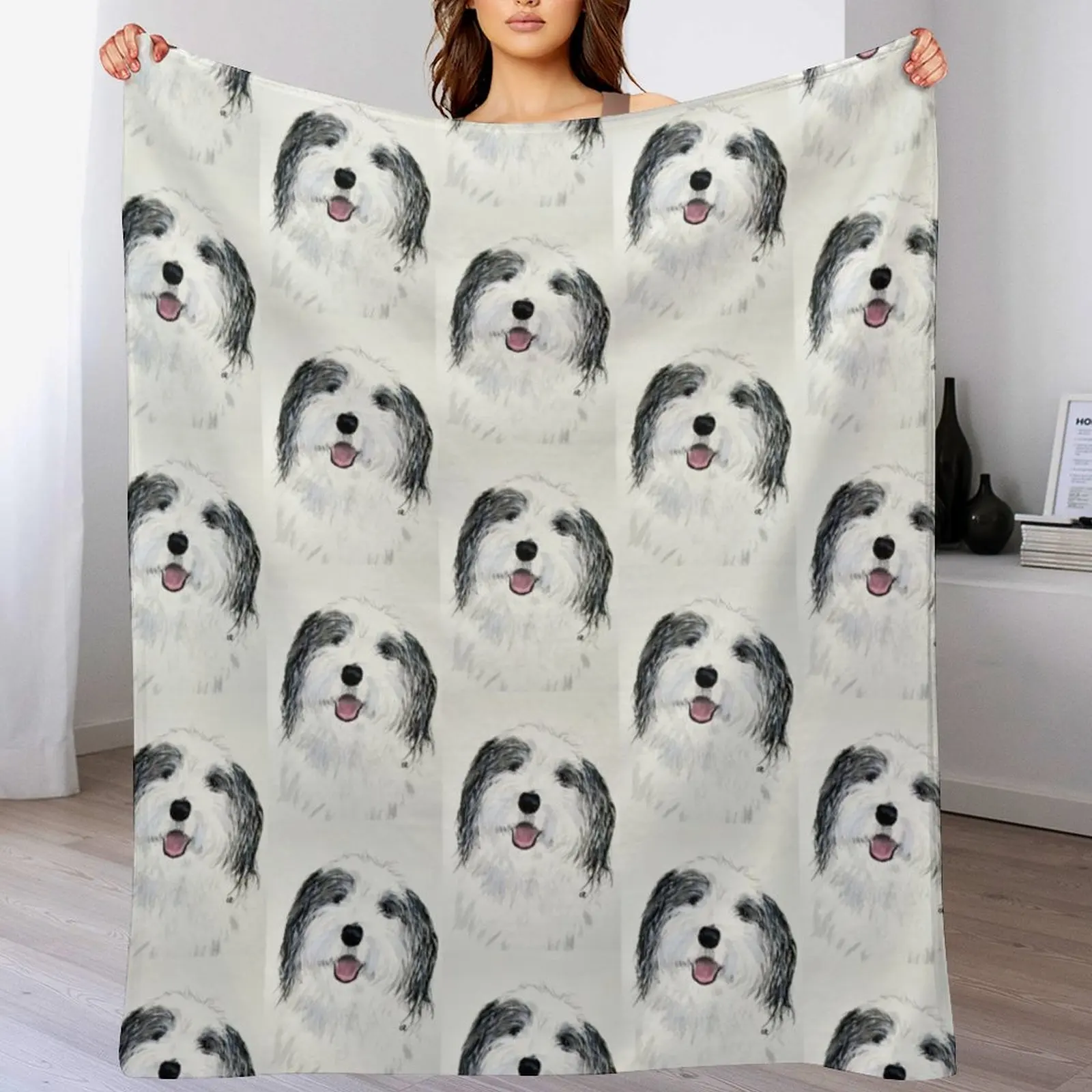 Фото Плед Teddy Sheepadoodle: устойчивый к пятнам, уютный и теплый №1