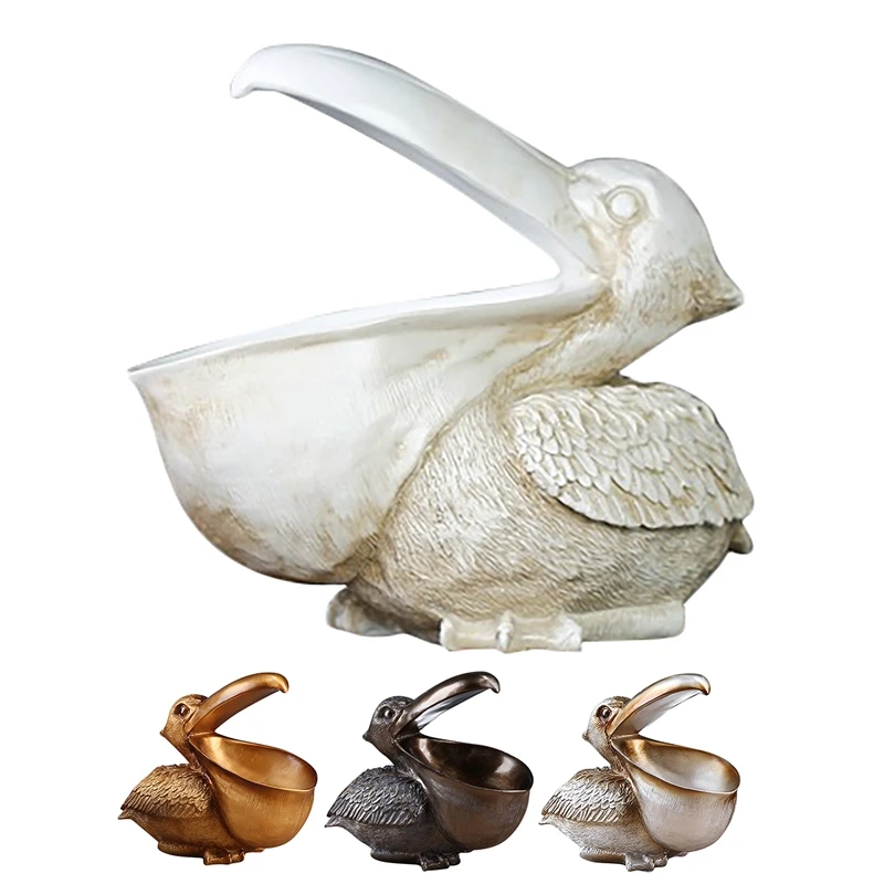 

Держатель инструментов Toucan Pelican, модель ключа, пульт дистанционного управления, Декор для дома, гостиной, рабочего стола (25x15x21 см)