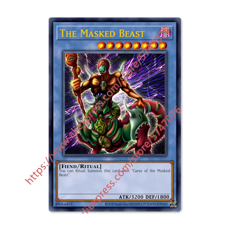 

Yu Gi Oh The Masked Beast SR Japanese English DIY Toys Hobbies Hobby Collectibles Game Collection Anime Cards