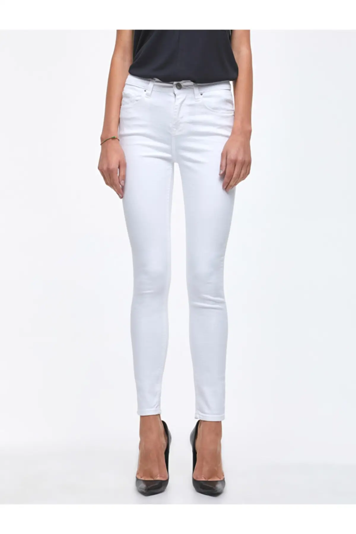 

Women's Jean X Skinny Full Length High Waist Straight Pant Streetwear Female Jeans Buttons Zipper Ladies