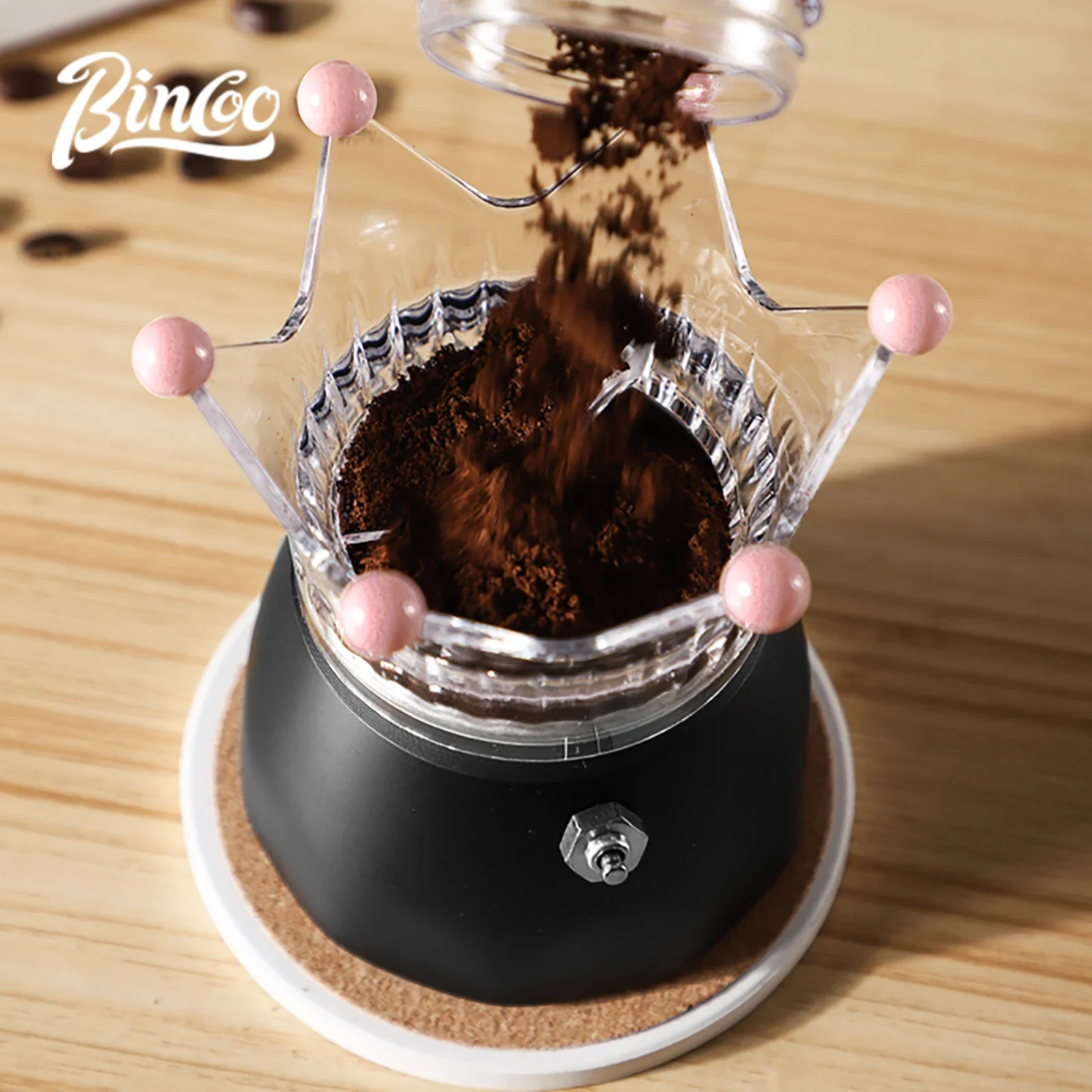 Фото Кофе Bincoo Moka Pot с двойным клапаном, кофеварка для эспрессо, итальянский кофе, концентрированная экстракция, кофейник, аксессуары для бариста, 220 В №4