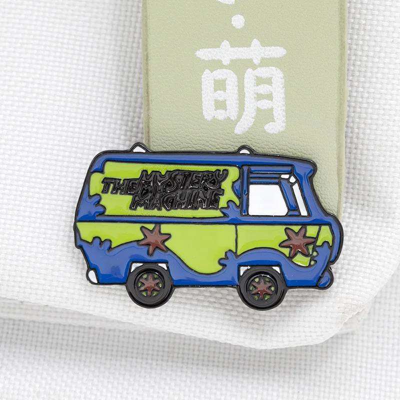 Мультяшные эмалированные булавки для путешествий автобуса автомобиля